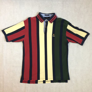 90's Vertical Stripe Polo